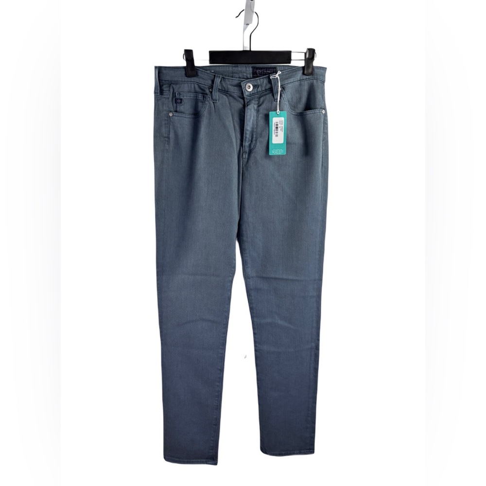 AG Adriano Goldschmied The Prima Ankle Cigarette Jeans Grey/Blue Sz 29